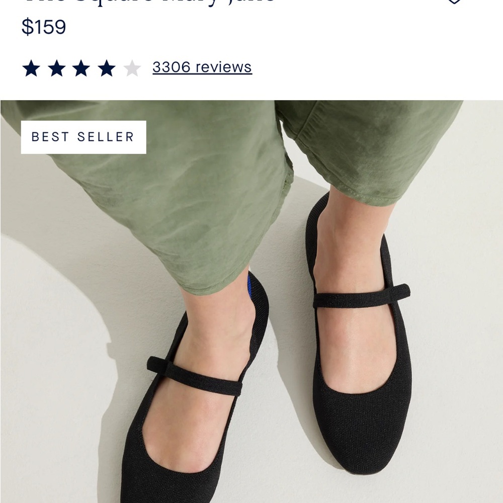 Rothy’s “The Square Mary Jane,” Size 9 - Picture 6 of 6
